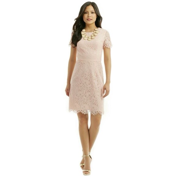 Shoshanna Pink Lace Dress - Picture 5 of 10